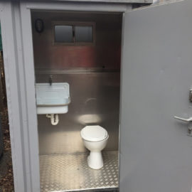 Einfacher WC-Container